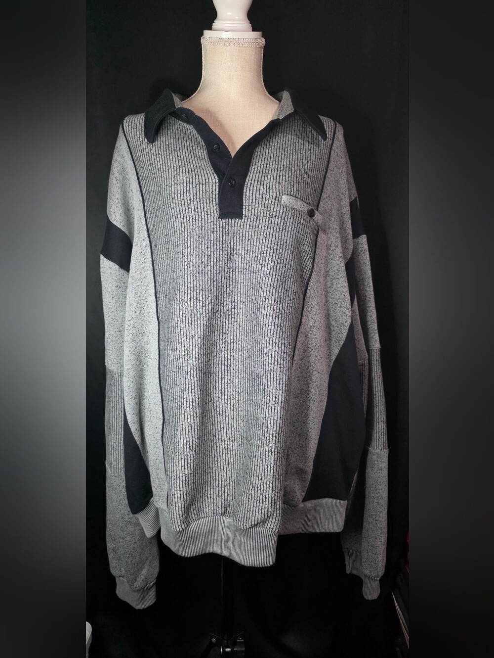 Classics By Palmland 4x Heather Gray Pullover Sweater